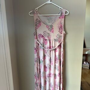 A:glow maternity Tropical Maxi Dress